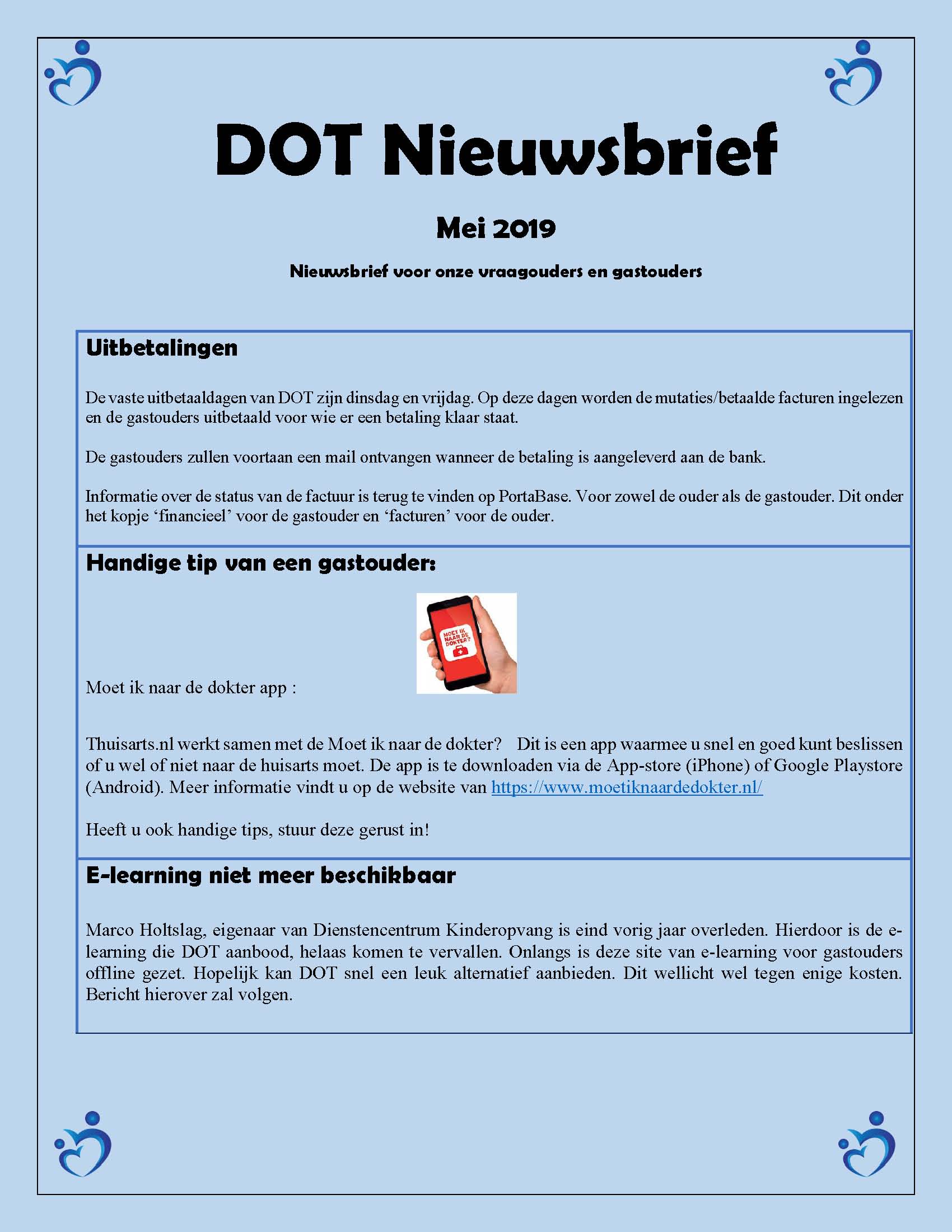 Nieuwsbrief Mei 2019 blz-1